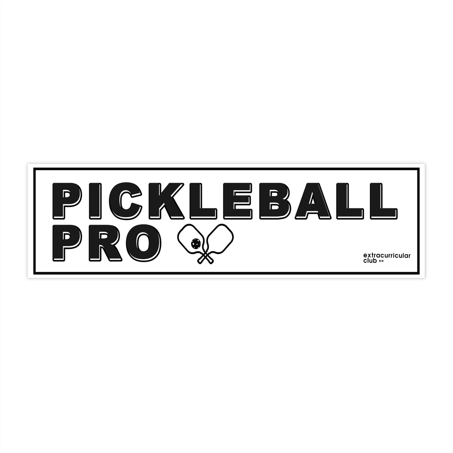'Pickleball Pro' Bumper Sticker